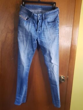 Diesel Suster Men's Slim Fit Blue Jeans 28 X 30